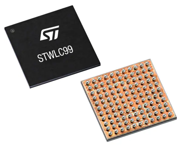 Récepteur d'alimentation sans fil STWLC99 compatible Qi de STMicroelectronics